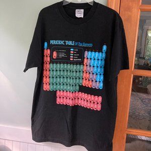 EUC Periodic Table Short Sleeve Tee, Size Large